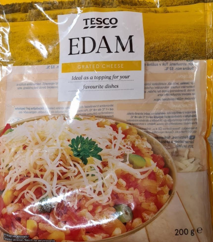 Fotografie - Edam grated cheese Tesco