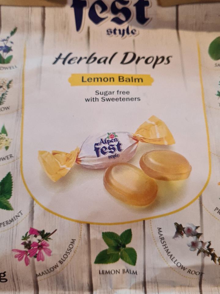 Fotografie - Herbal Drops Lemon Balm Alpen Fest