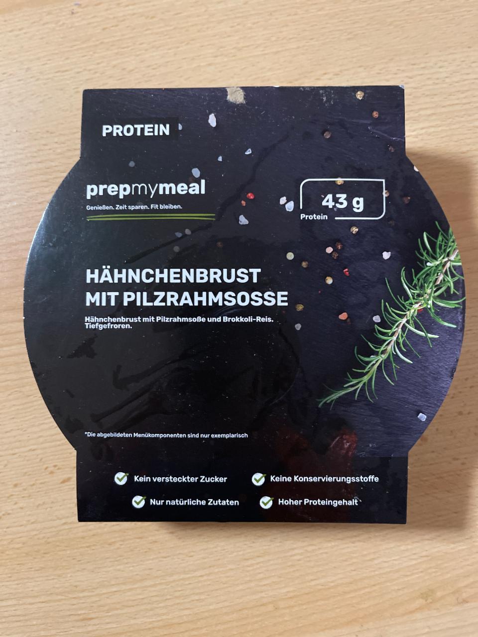 Fotografie - Hänchenbrust mit Pilzrahmsosse PrepMyMeal