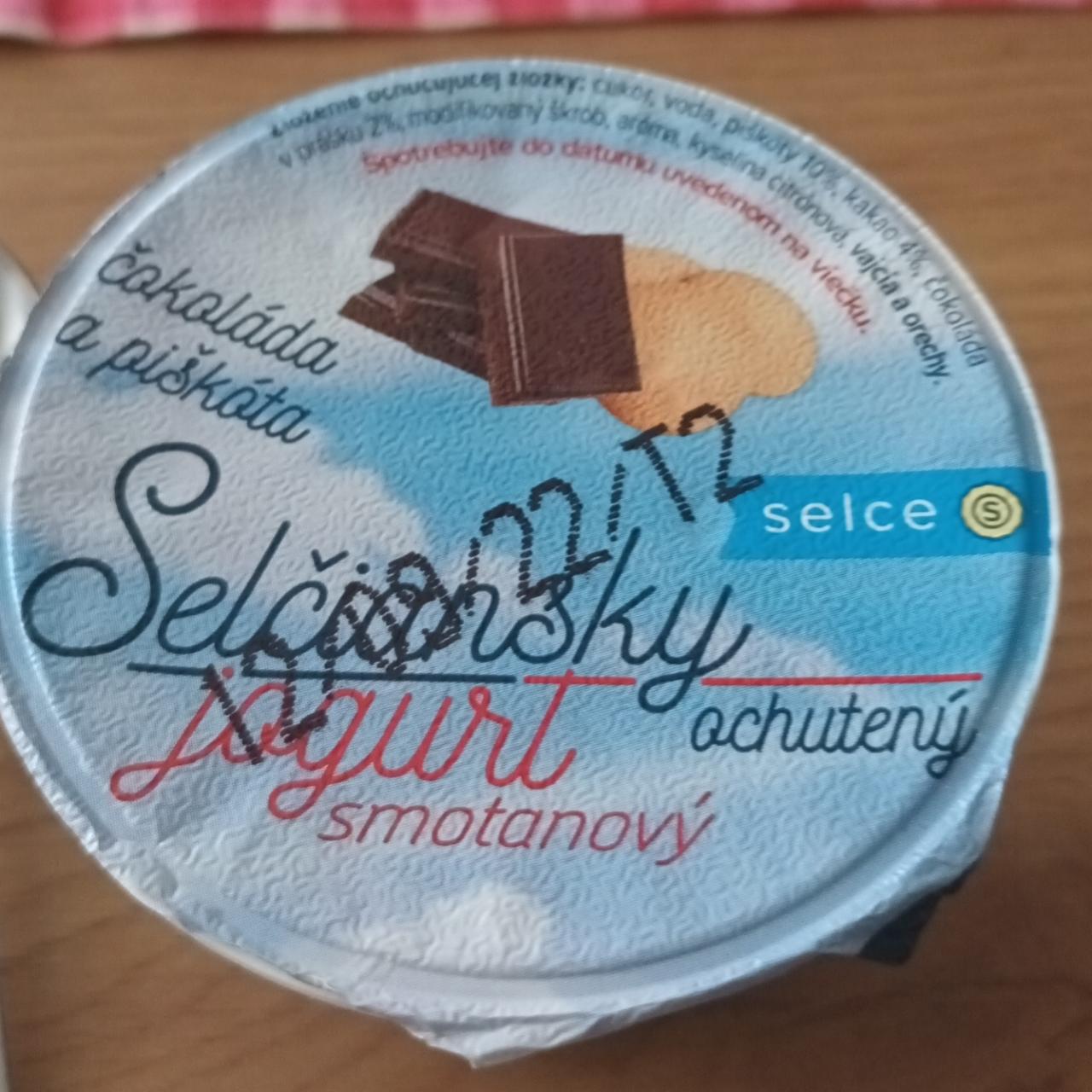 Fotografie - Selčiansky jogurt smotanový ochutený káva a piškóta
