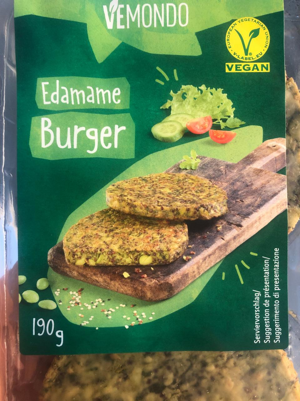 Fotografie - Edamame Burger