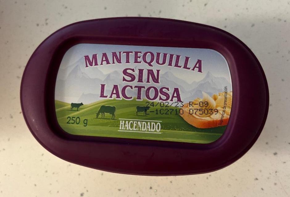 Fotografie - Mantequilla Sin Lactosa Hacendado