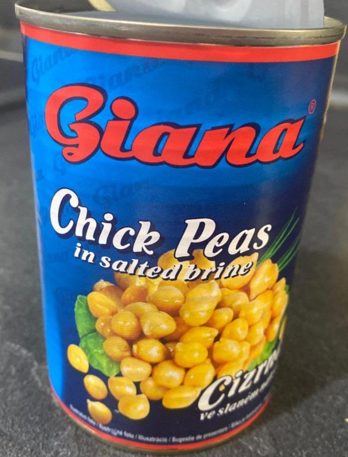 Fotografie - Chick Peas in salted brine Giana