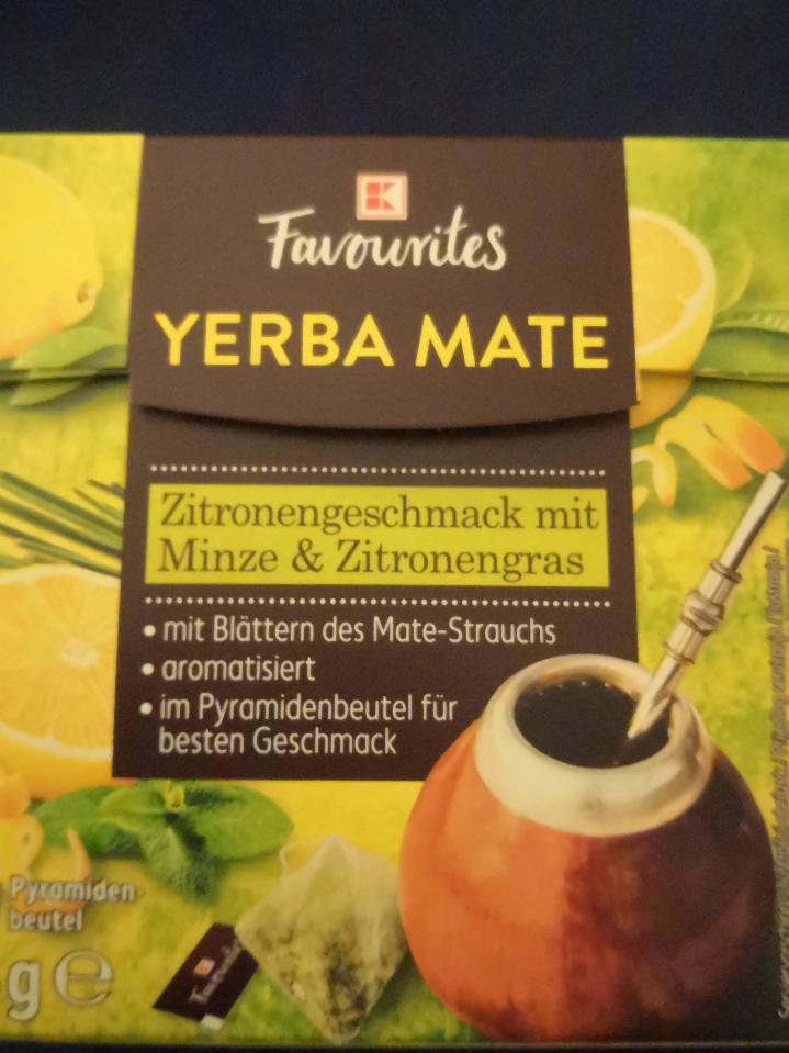 Fotografie - Yerba Mate citron a mäta K-Favourites