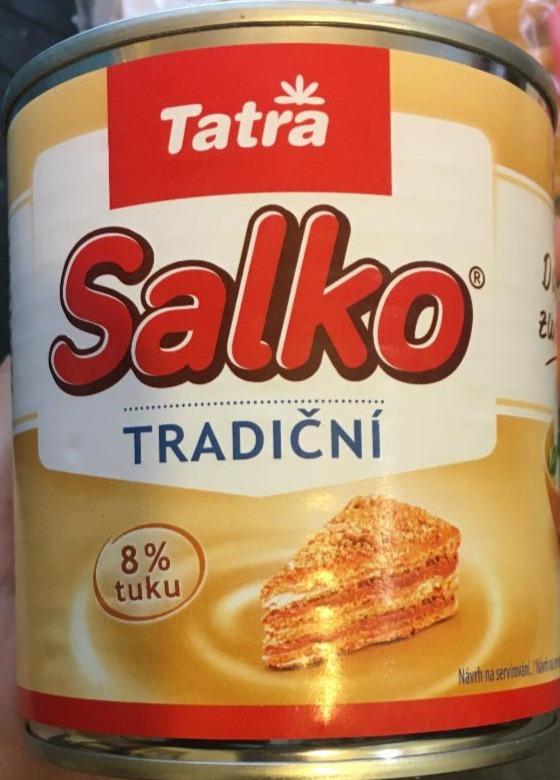 Fotografie - Salko zahustené sladené plnotučné mlieko Tatra