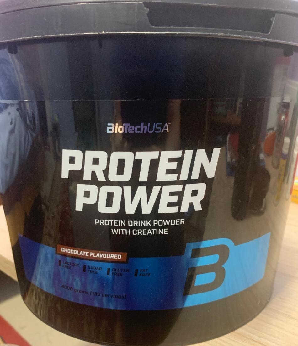 Fotografie - Protein Drink Powder with Creatine Chocolate flavoured BioTechUSA