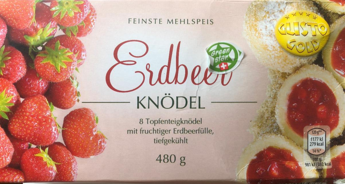 Fotografie - erdbeer knodel