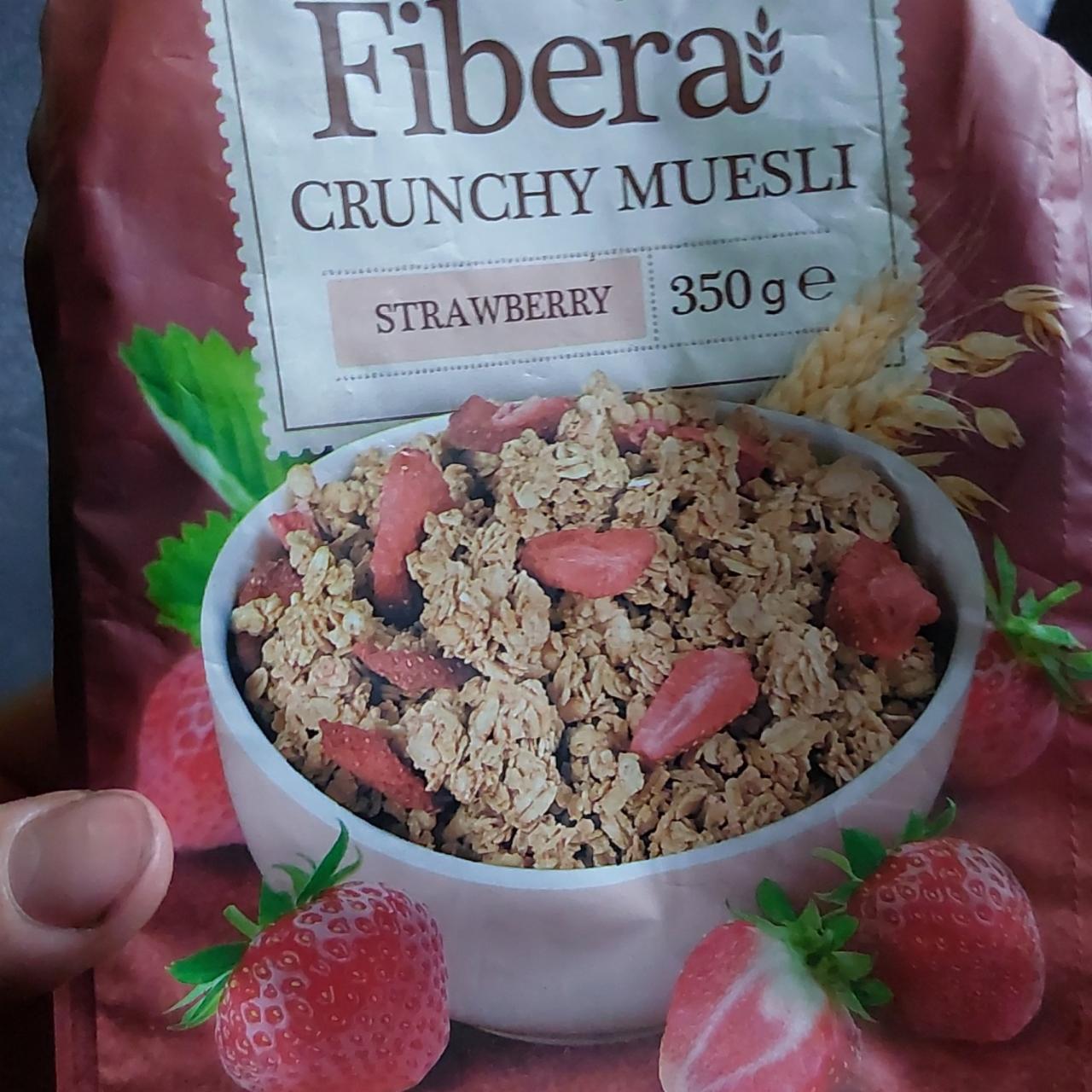 Fotografie - Crunchy muesli strawberry Fibera
