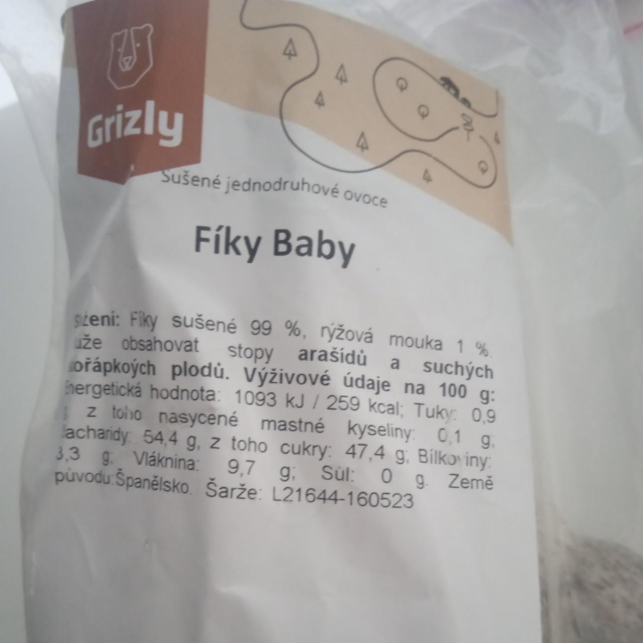 Fotografie - Fíky Baby Grizly