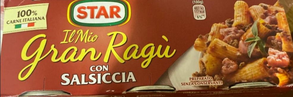 Fotografie - Il Mio gran ragu con salsiccia Star