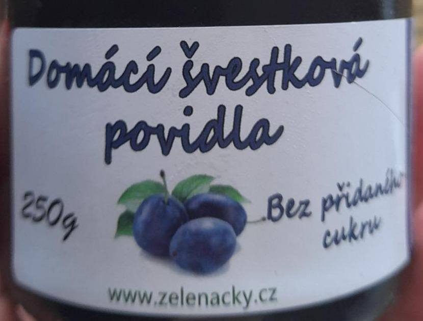 Fotografie - Domácí švestková povidla bez přídavku cukru Zelenáčky