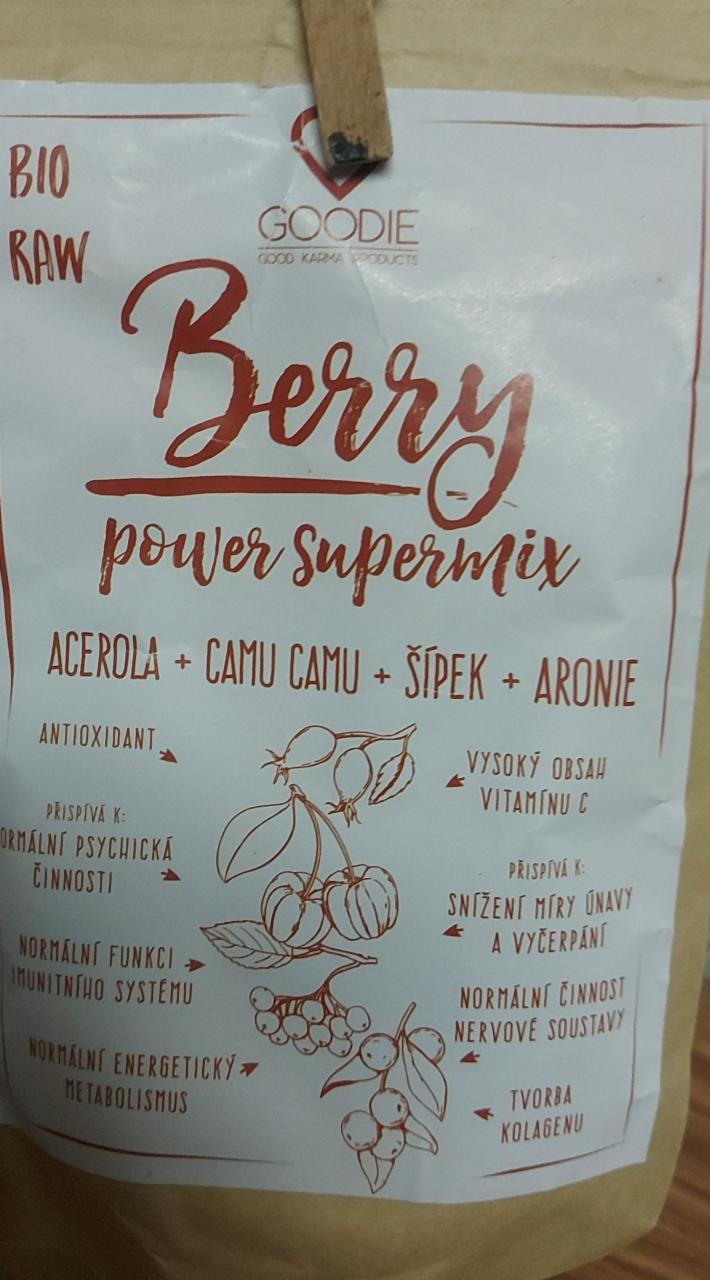 Fotografie - Bio Berry power supermix acerola + camu camu + šípek + aronie Goodie
