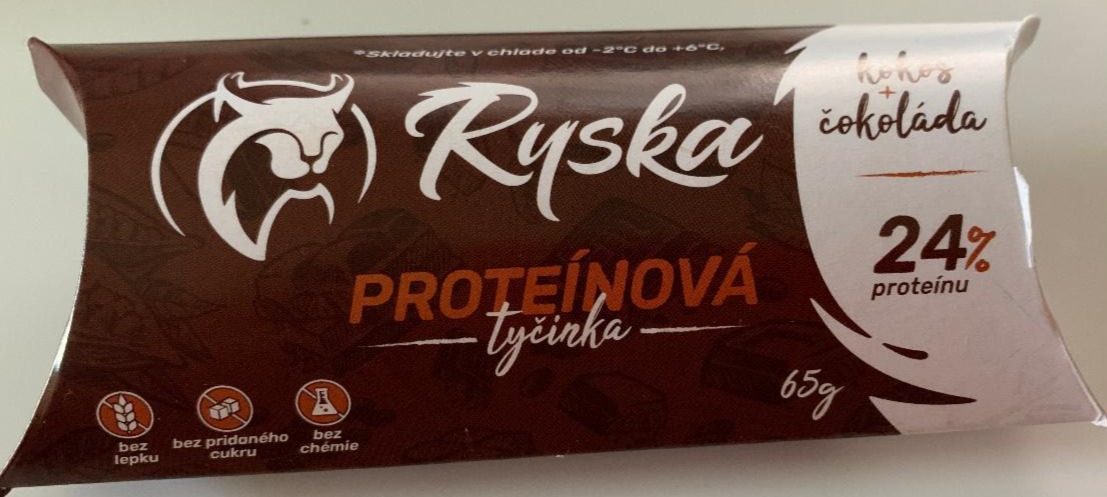 Fotografie - Proteínová tyčinka kokos + čokoláda Ryska
