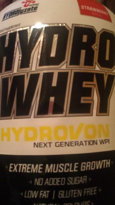 Fotografie - Hydro whey hydrovon strawberry Nutrend