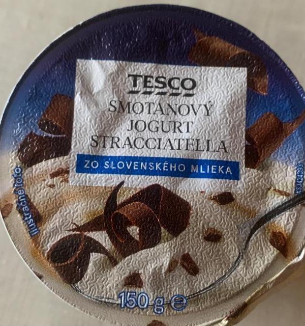 Fotografie - Smotanový jogurt Stracciatella Tesco