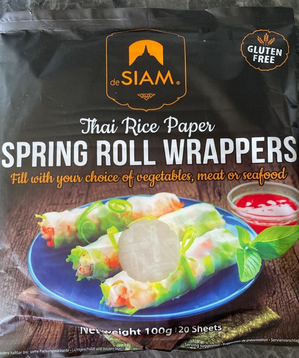 Fotografie - Thai Rice Paper Spring roll wrappers