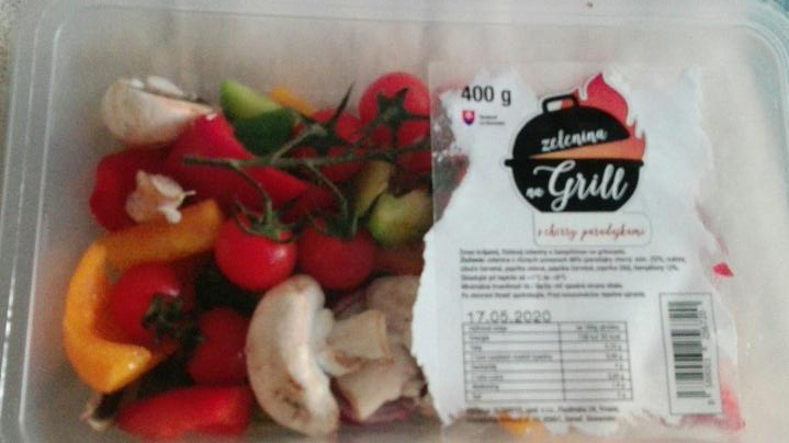 Fotografie - Zelenina na grill s cherry paradajkami