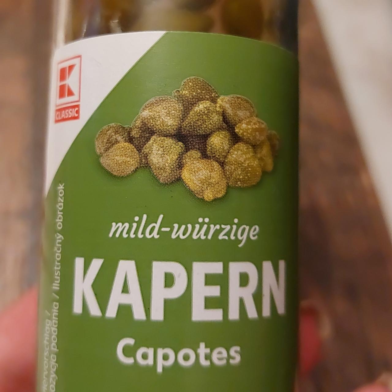 Fotografie - Kapern Capotes K-Classic