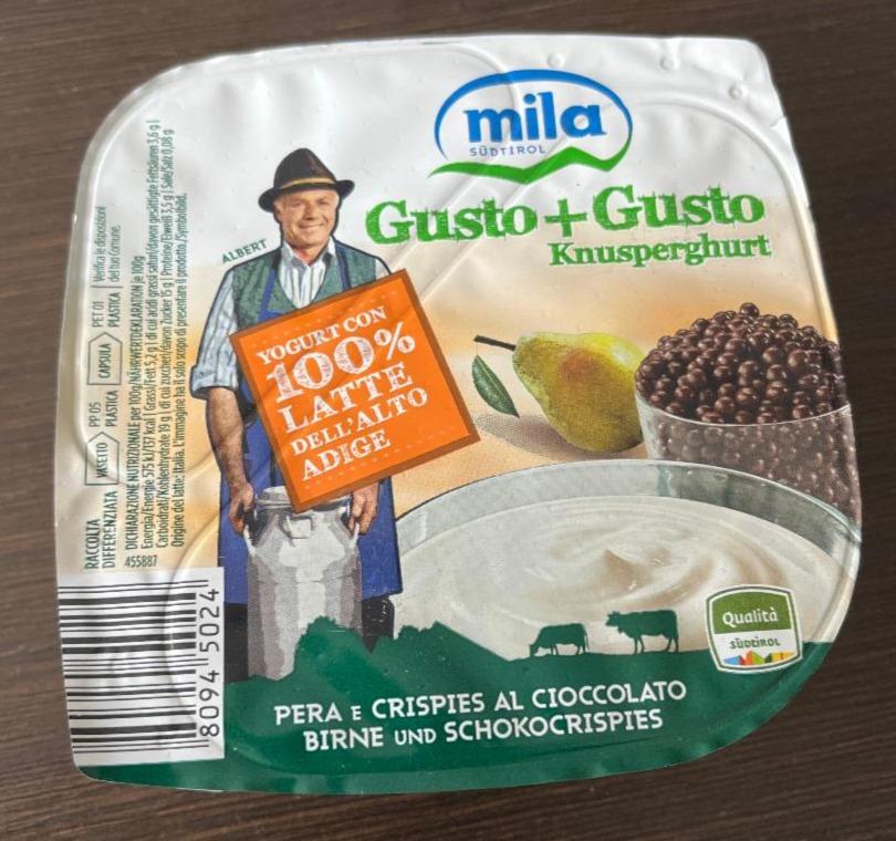 Fotografie - Gusto+Gusto Knusperghurt Mila