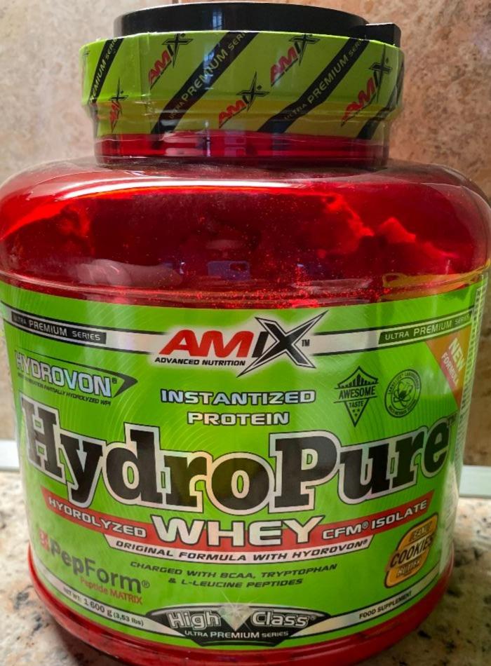 Fotografie - Amix hydropure whey protein vanilla