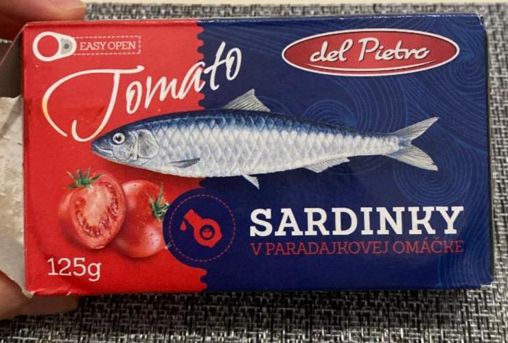 Fotografie - Sardinky v paradajkovej omáčke Del Pietro