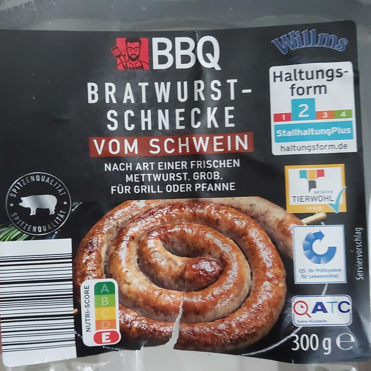 Fotografie - Bratwurst-Schnecke vom Schwein BBQ