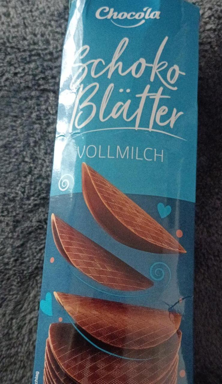 Fotografie - Schoko Blätter Vollmilch Chocola