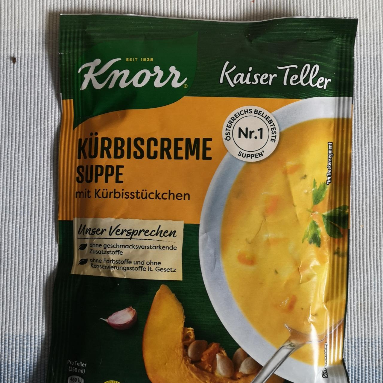 Fotografie - Kürbiscreme suppe Knorr