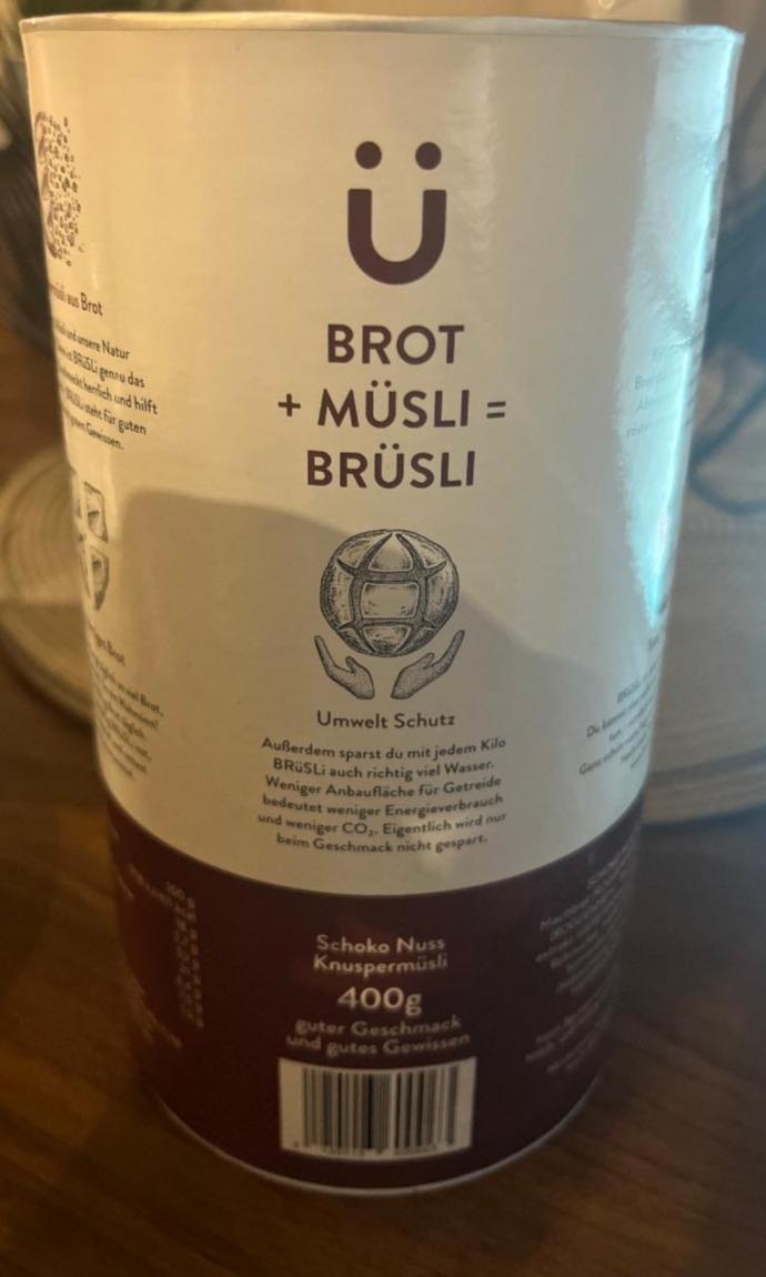 Fotografie - Brot + Müsli = Brüsli