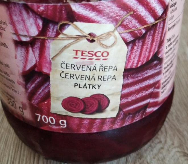 Fotografie - TESCO Červená repa