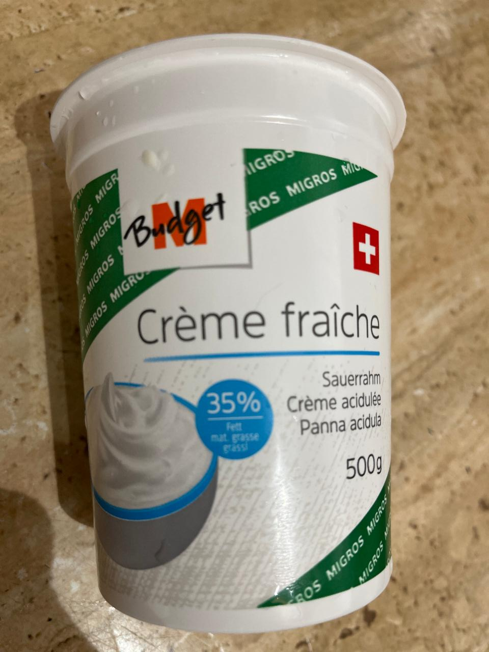 Fotografie - Creme fraiche M-Budget