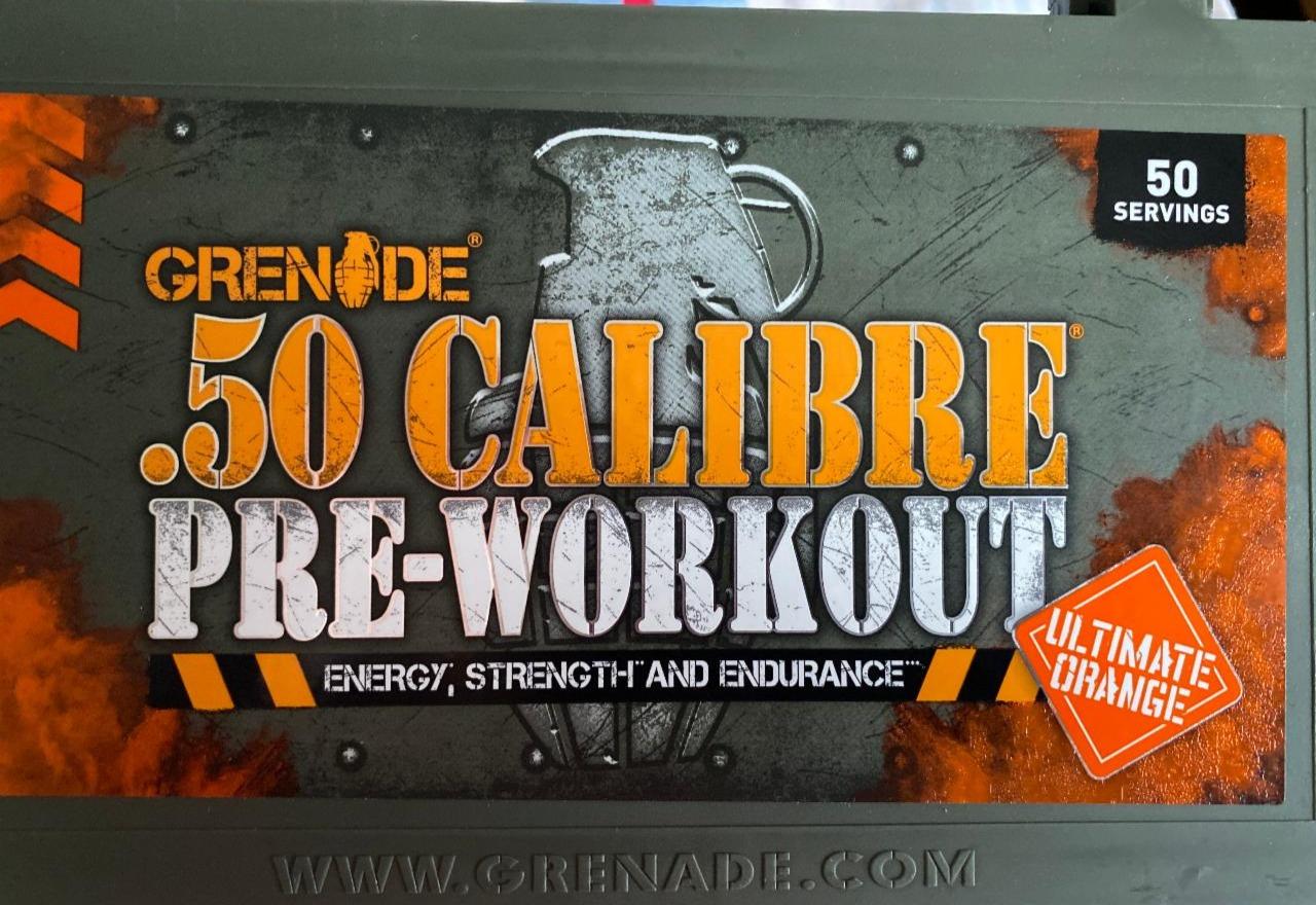 Fotografie - Grenade 50 calibre pre workout