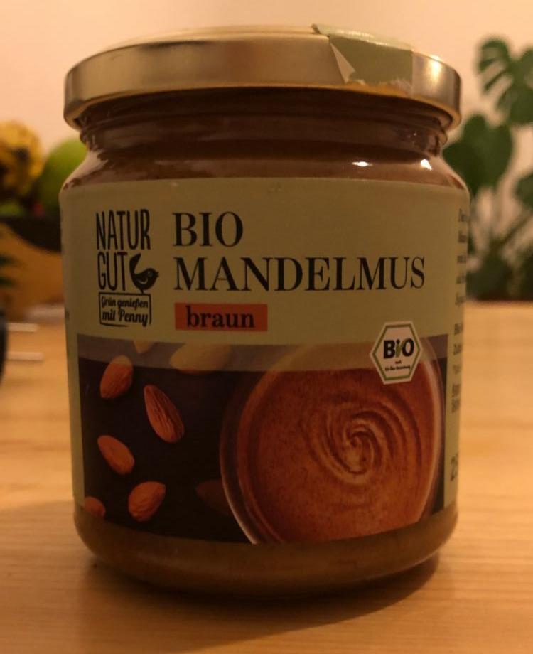 Fotografie - Natur Gut Bio Mandelmus braun