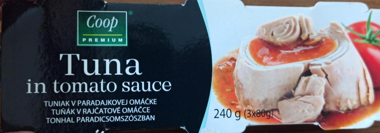 Fotografie - Tuniak v paradajkovej omáčke COOP Premium