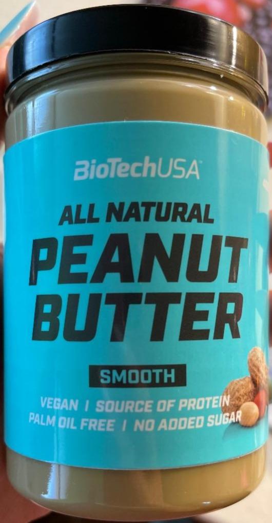 Fotografie - Peanut Butter All Natural Smooth BioTechUSA