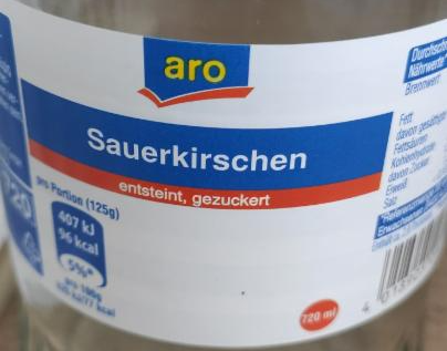 Fotografie - sauerkirschen kompót Aro