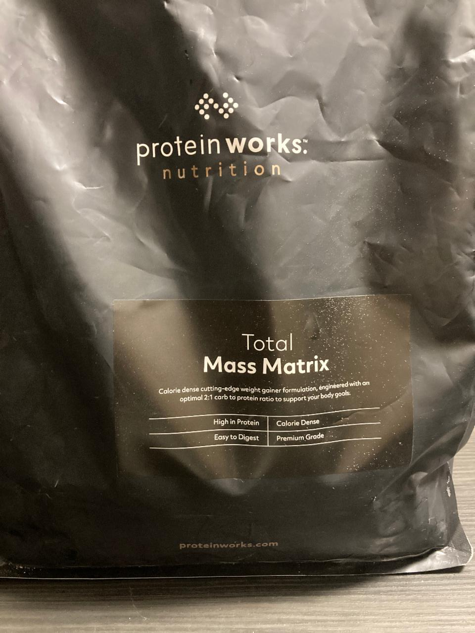 Fotografie - Total mass matrix Protein works nutrition