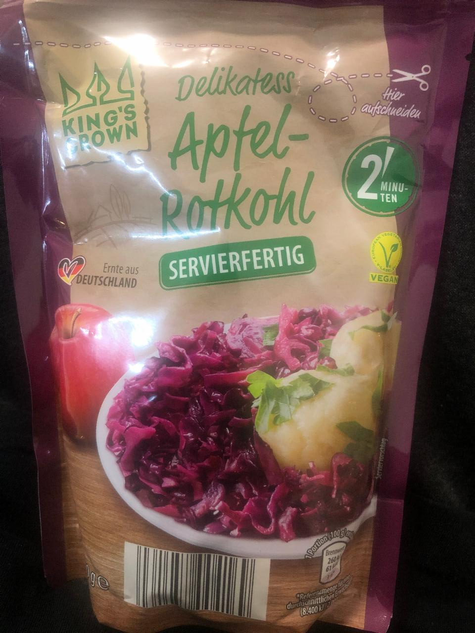 Fotografie - Apfel - Rotkohl King´s Crown