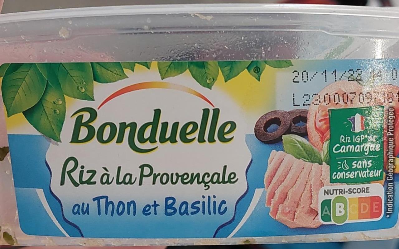 Fotografie - Riz à la Provençale au Thon & Basilic Bonduelle