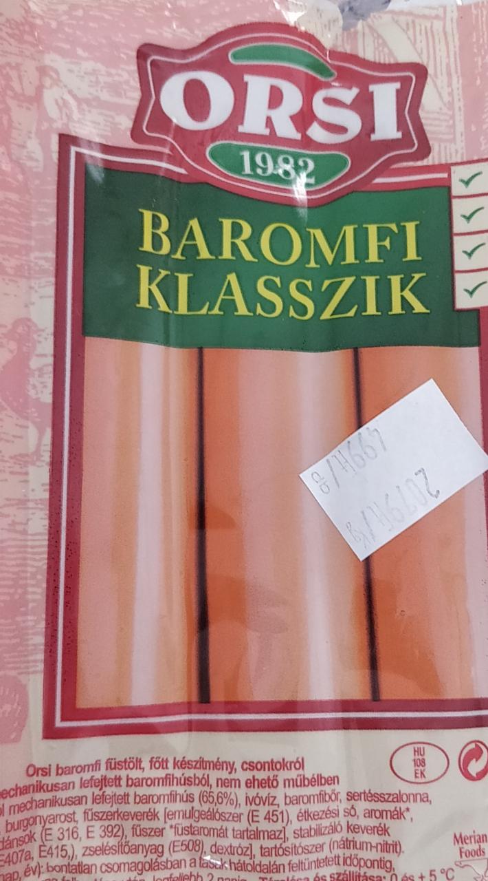 Fotografie - Orsi Baromfi Klasszik