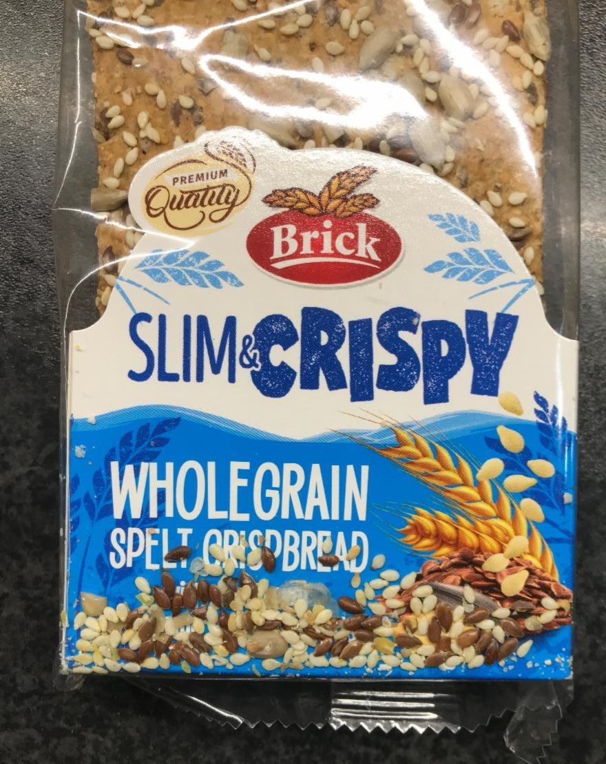 Fotografie - Slim & Crispy Wholegrain spelt crispbread Brick