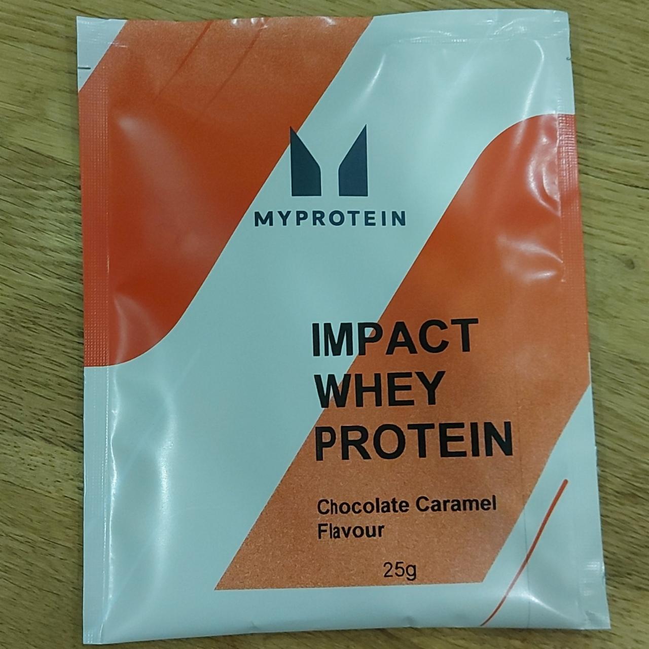 Fotografie - Impact Whey Protein Chocolate Caramel MyProtein