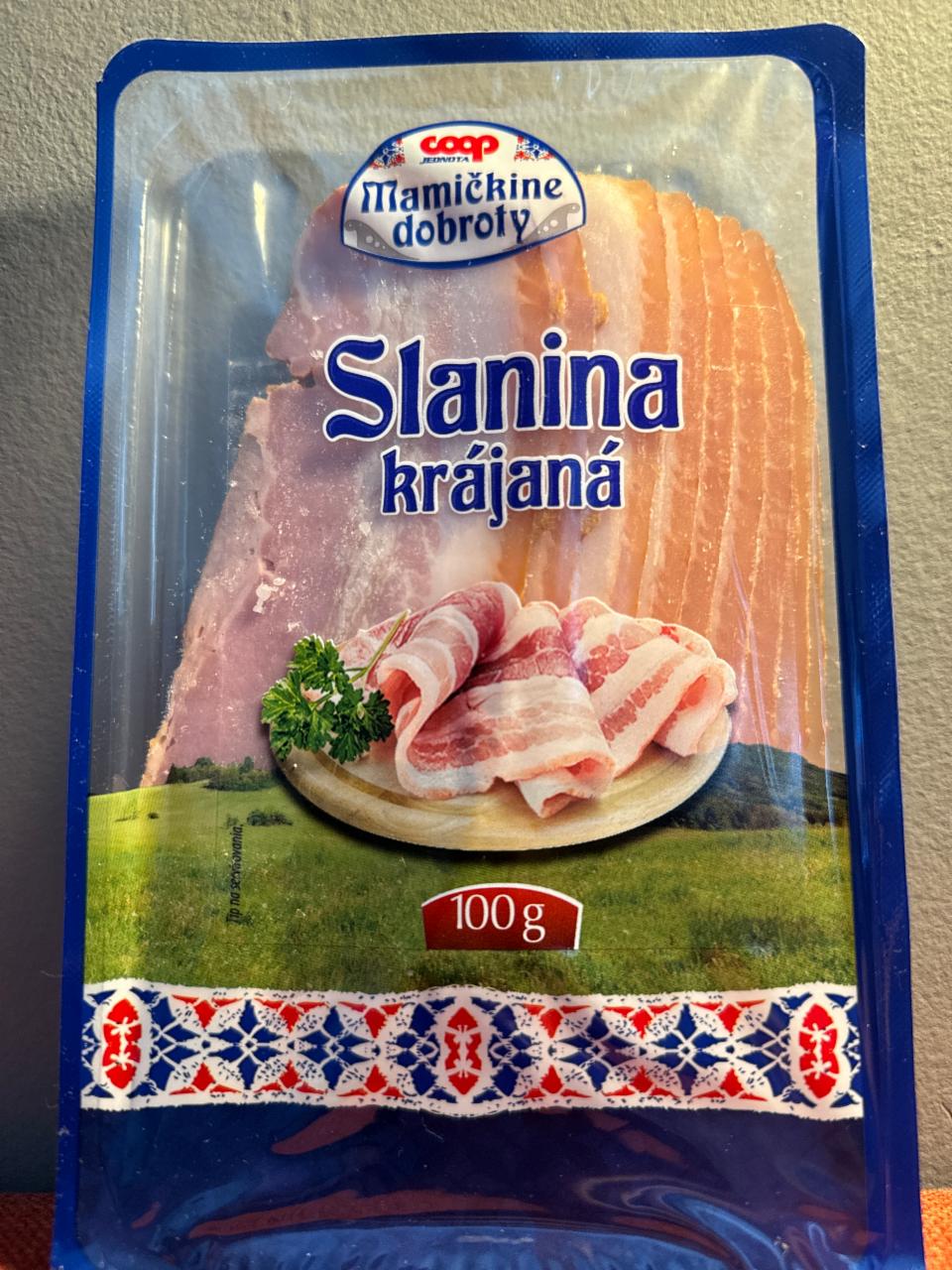 Fotografie - Slanina krájaná Coop Mamičkine dobroty