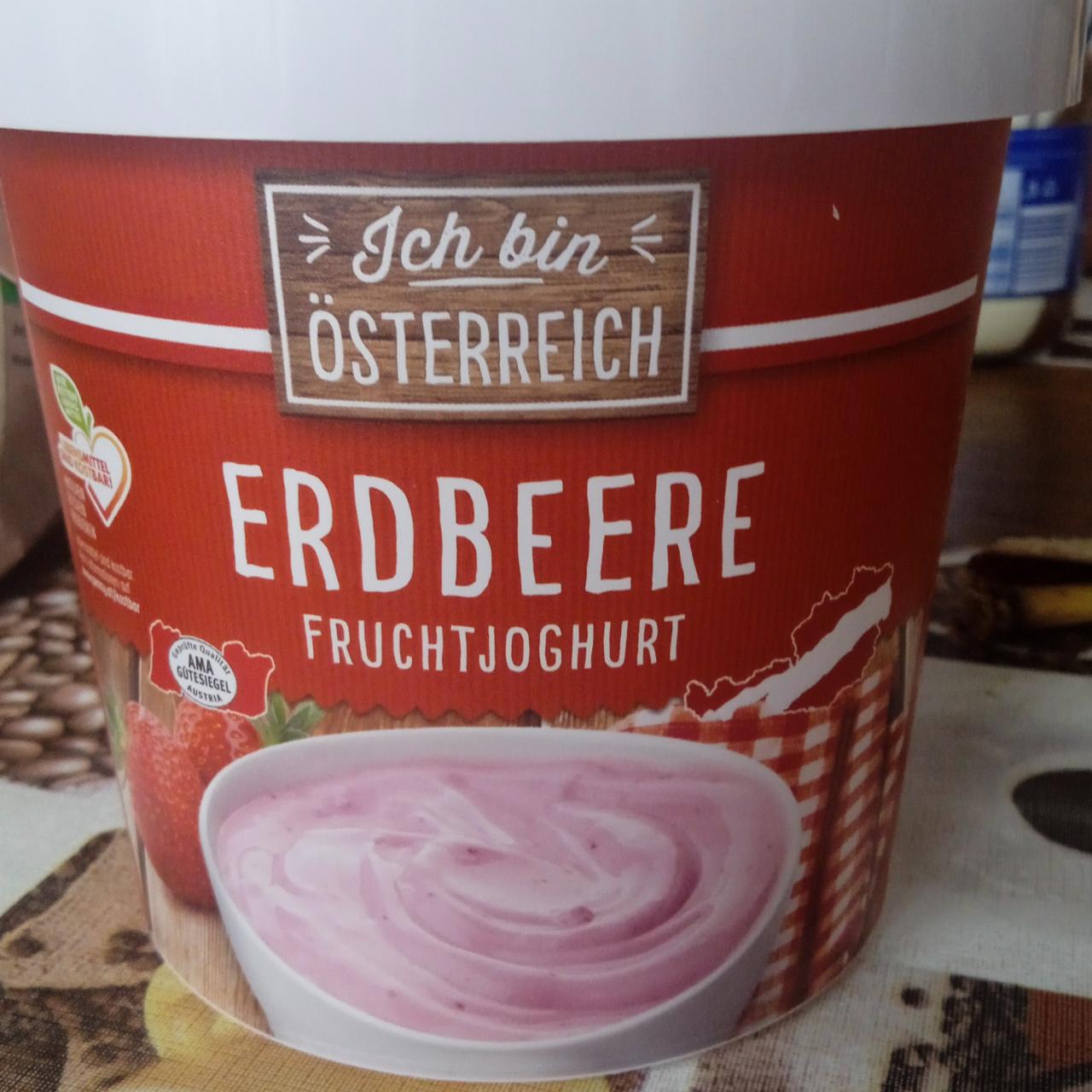 Fotografie - Erdbeere Fruchtjoghurt Ich bin Österreich