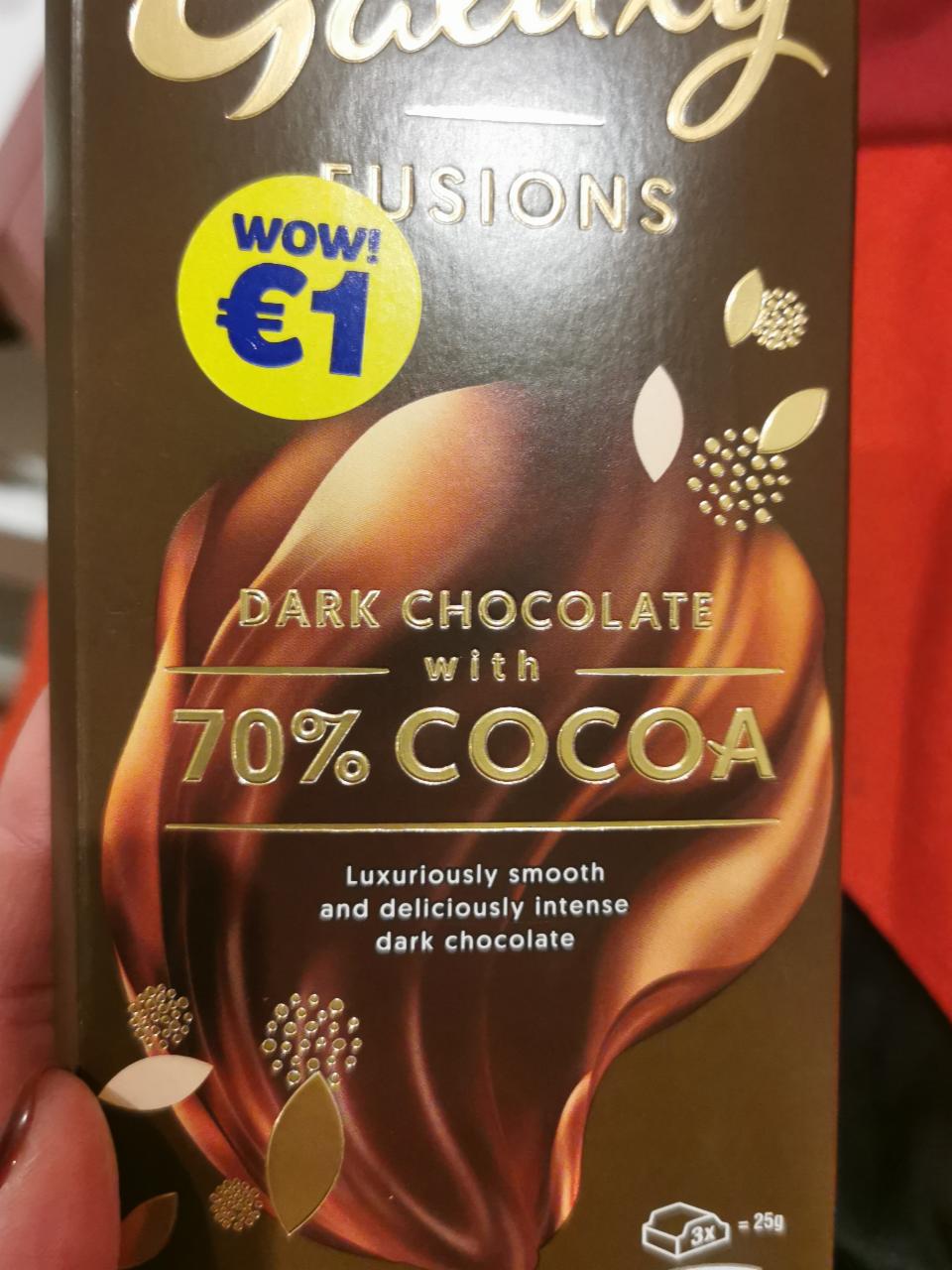 Fotografie - Galaxy Dark chocolate with 70% cocoa