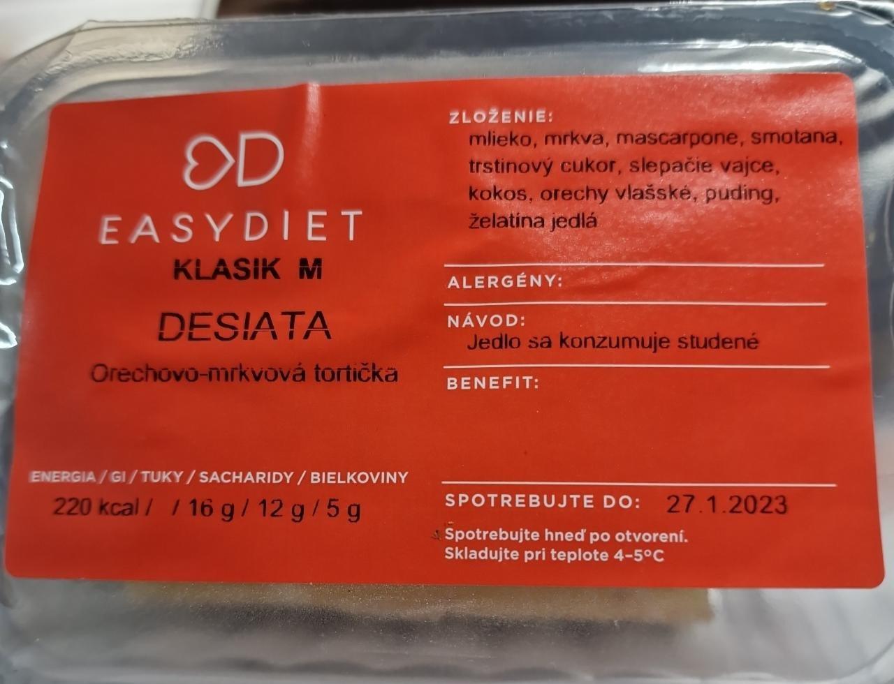 Fotografie - Orechovo-mrkvová tortička EasyDiet