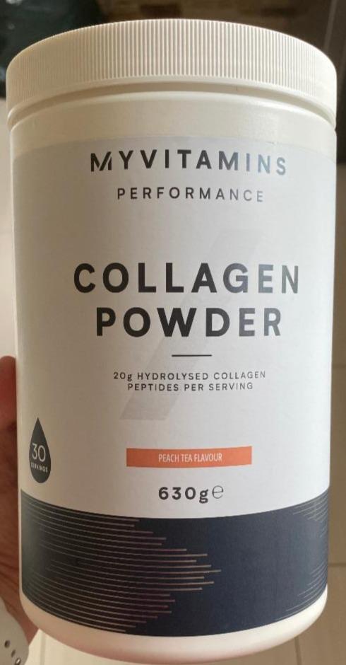 Fotografie - Collagen Powder Peach Tea Flavour MyVitamins Performance