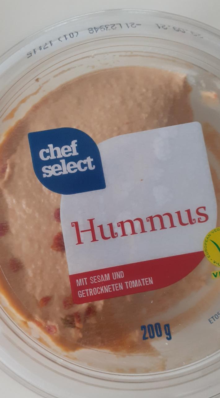 Fotografie - Hummus mit Sesam und Tomaten chef select