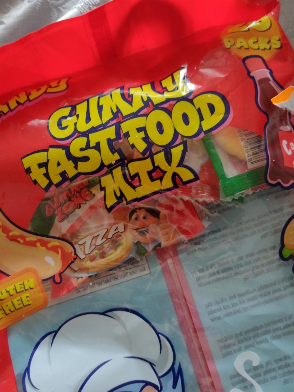 Fotografie - Gummy Fast food mix