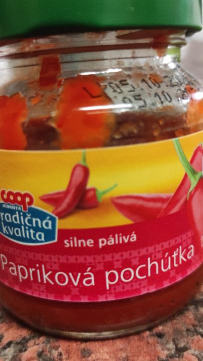 Fotografie - Papriková pochúťka silne pálivá COOP